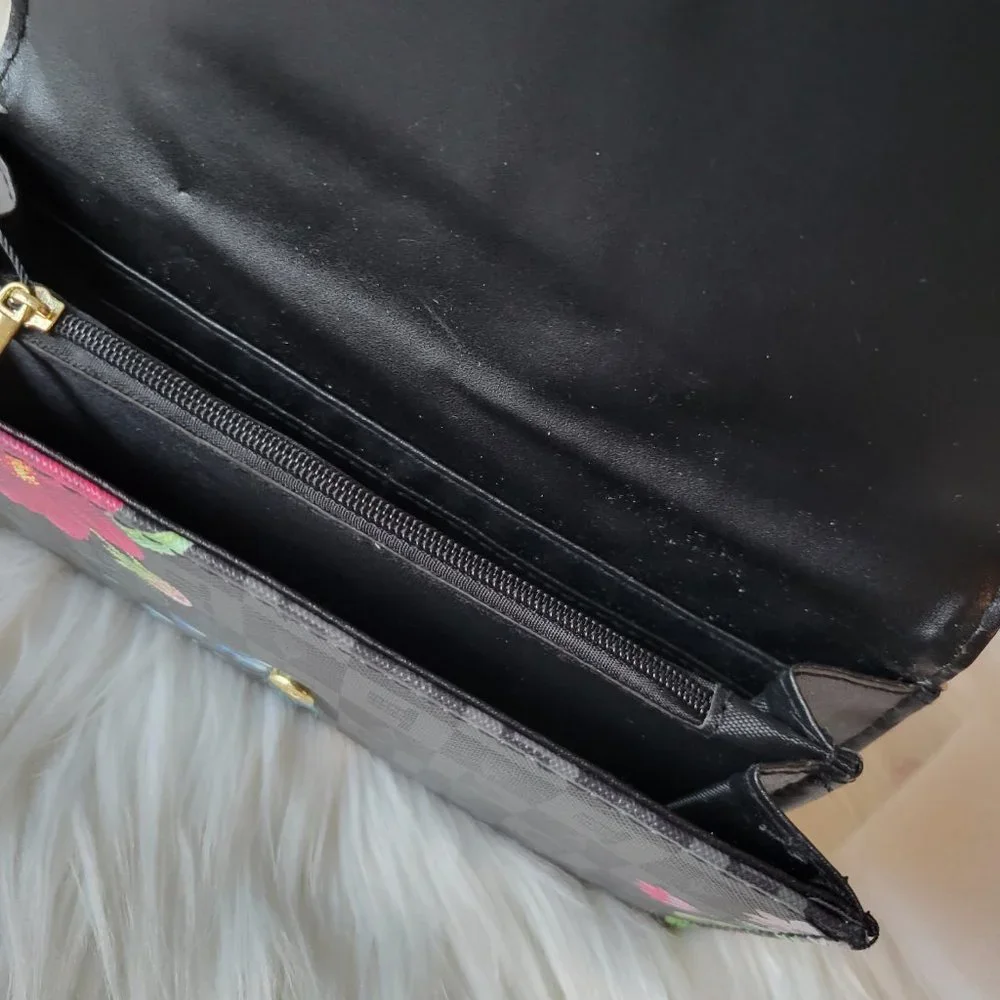 London Fog Floral Flap Wallet